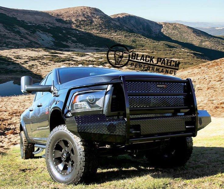thumbnail image 2 of Front Lower Bumper Valance – Textured Black – For 2013-2018 RAM 2500 3500 Pickup – Yellowspeed 2 of 5