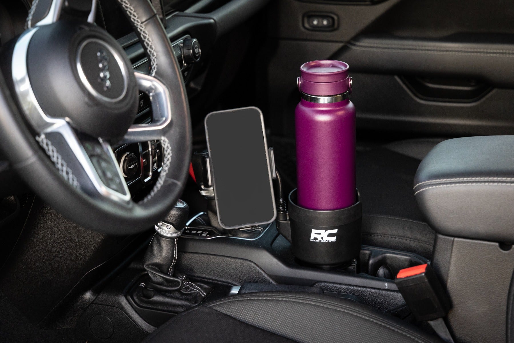 2 in 1 Expanding Cup Holder and Phone Holder