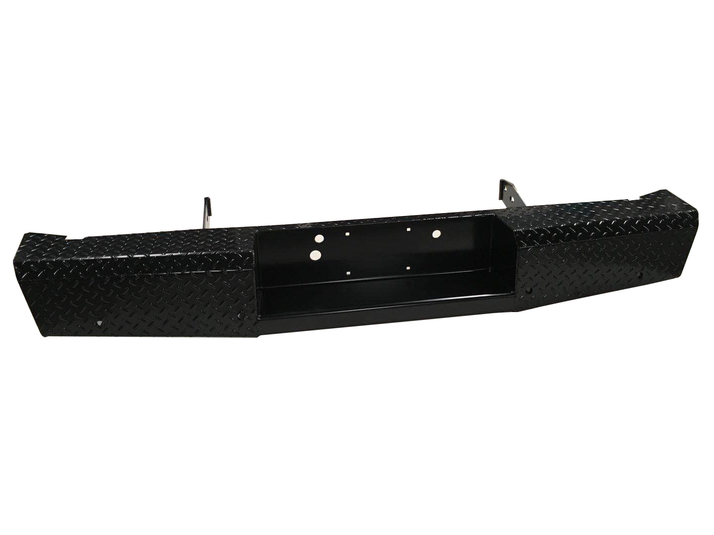 99-16 Ford F250/F350 Trail FX Rear Diamond Plate Bumper - Black Patch Performance