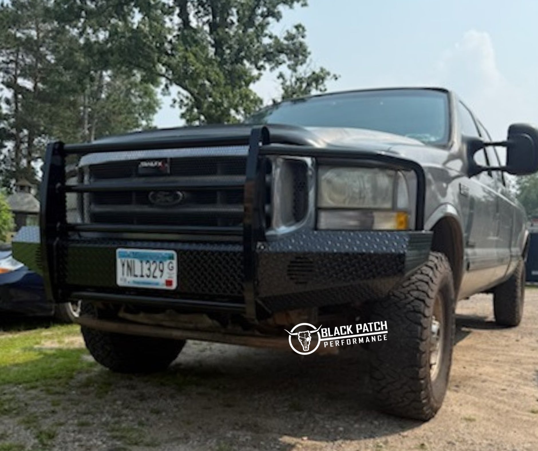 99-04 Ford F250/F350 Trail FX Front Diamond Plate Bumper - Made in the USA