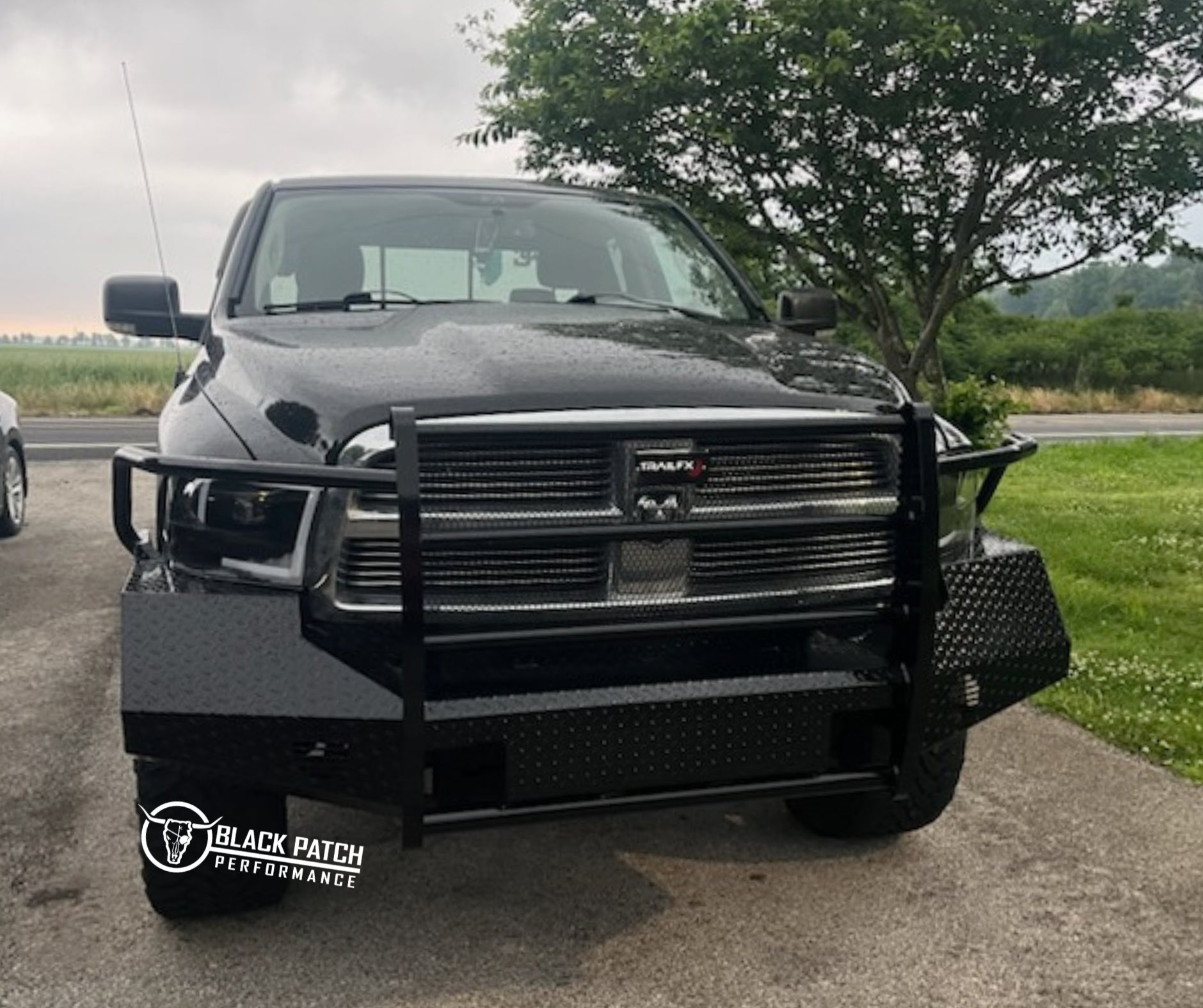 09-12 Dodge Ram 1500 Trail FX Front Diamond Plate Bumper - Made in the USA