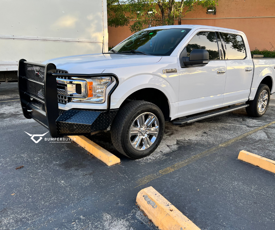 Ranch Style Full Front Replacement Bumper - Black Patch Performance