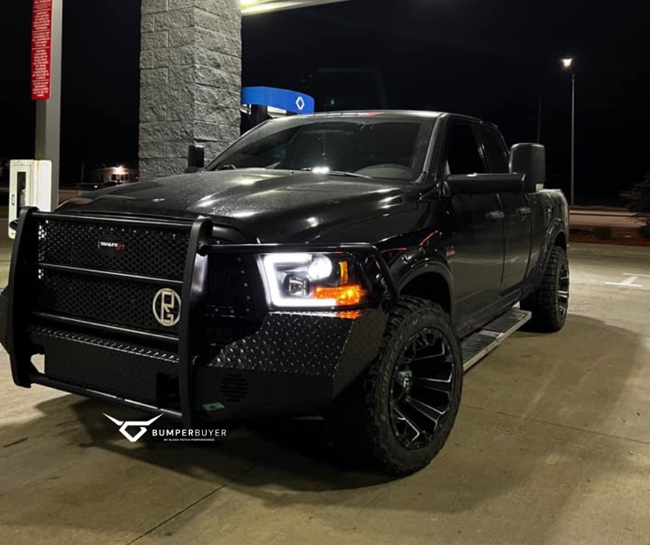 Ranch Style Full Front Replacement Bumper - Black Patch Performance