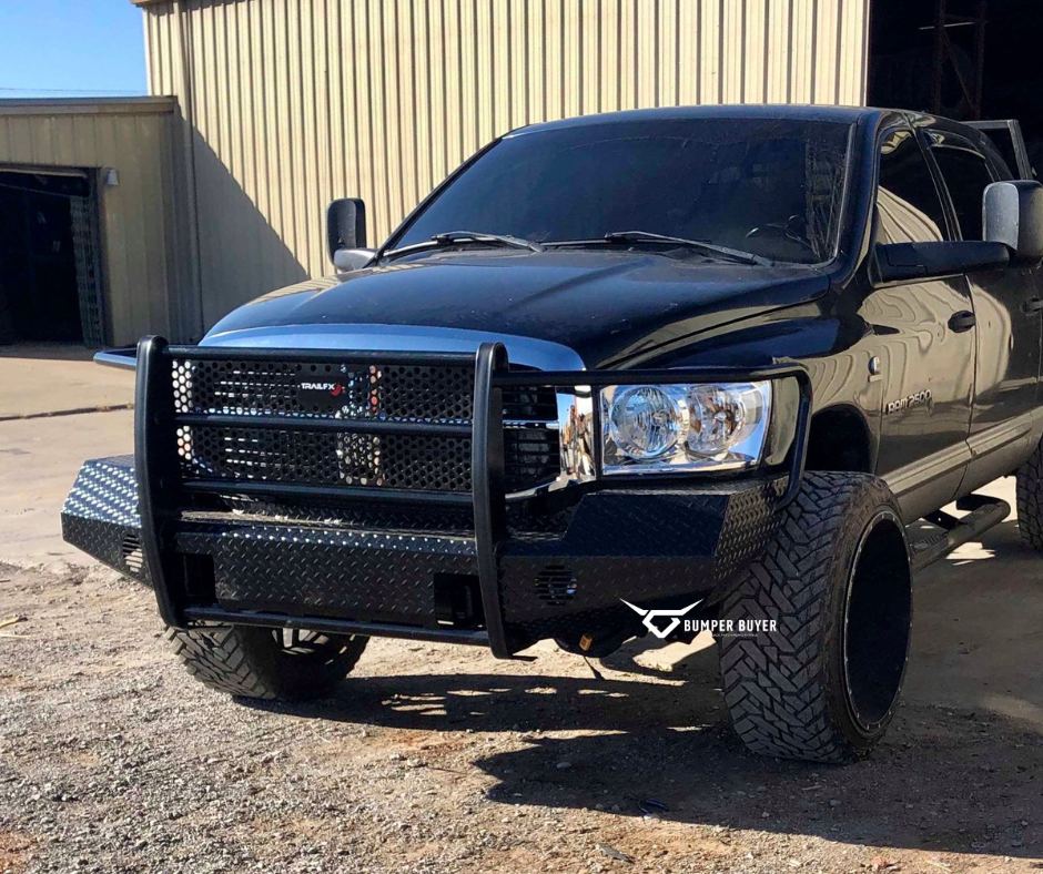 Ranch Style Full Front Replacement Bumper - Black Patch Performance