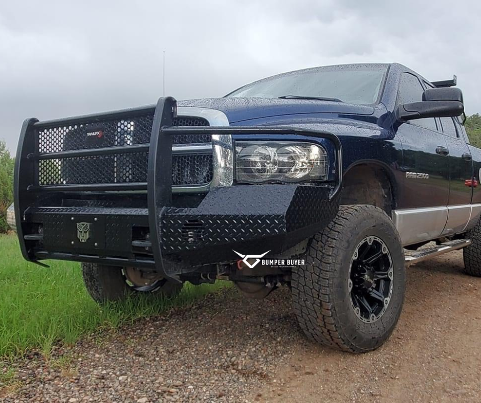 Ranch Style Full Front Replacement Bumper - Black Patch Performance