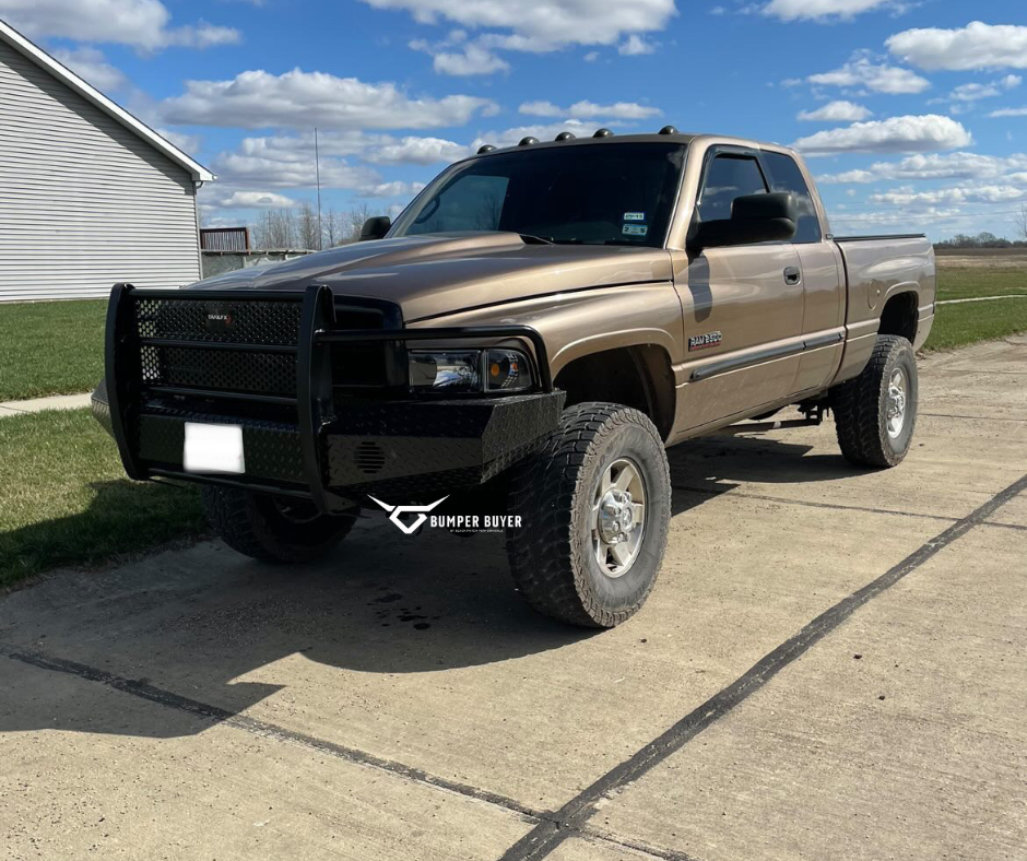 Ranch Style Full Front Replacement Bumper - Black Patch Performance