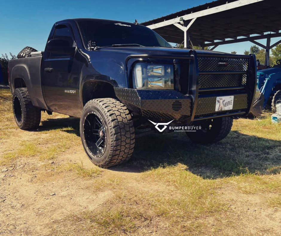 Ranch Style Full Front Replacement Bumper - Black Patch Performance