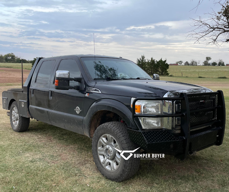 Ranch Style Full Front Replacement Bumper - Black Patch Performance