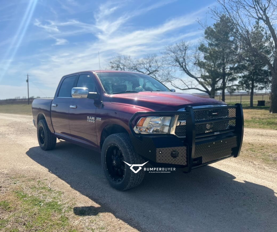 Ranch Style Full Front Replacement Bumper - Black Patch Performance