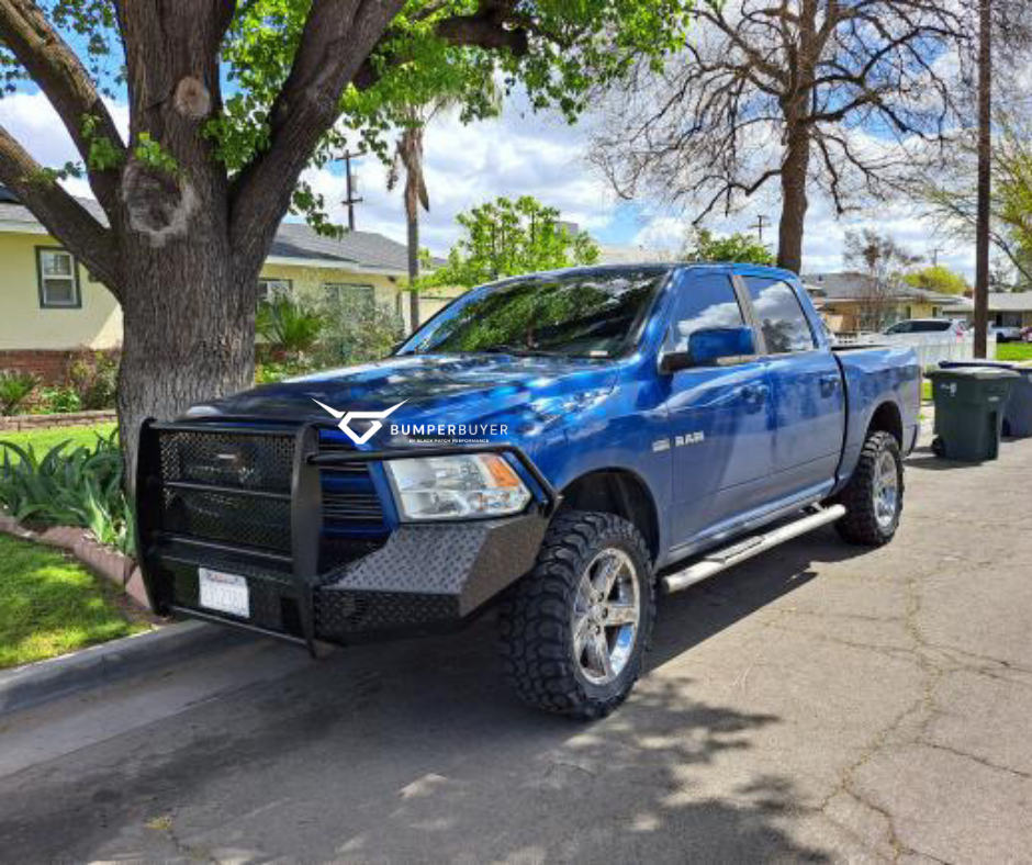Ranch Style Full Front Replacement Bumper - Black Patch Performance