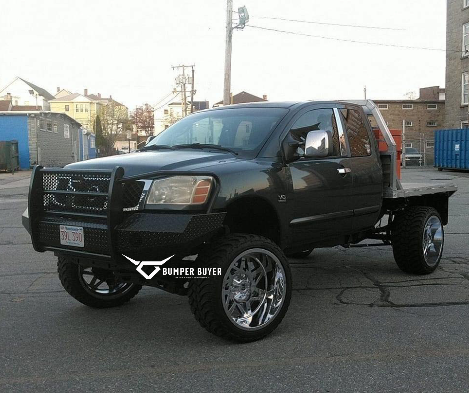 Ranch Style Full Front Replacement Bumper - Black Patch Performance