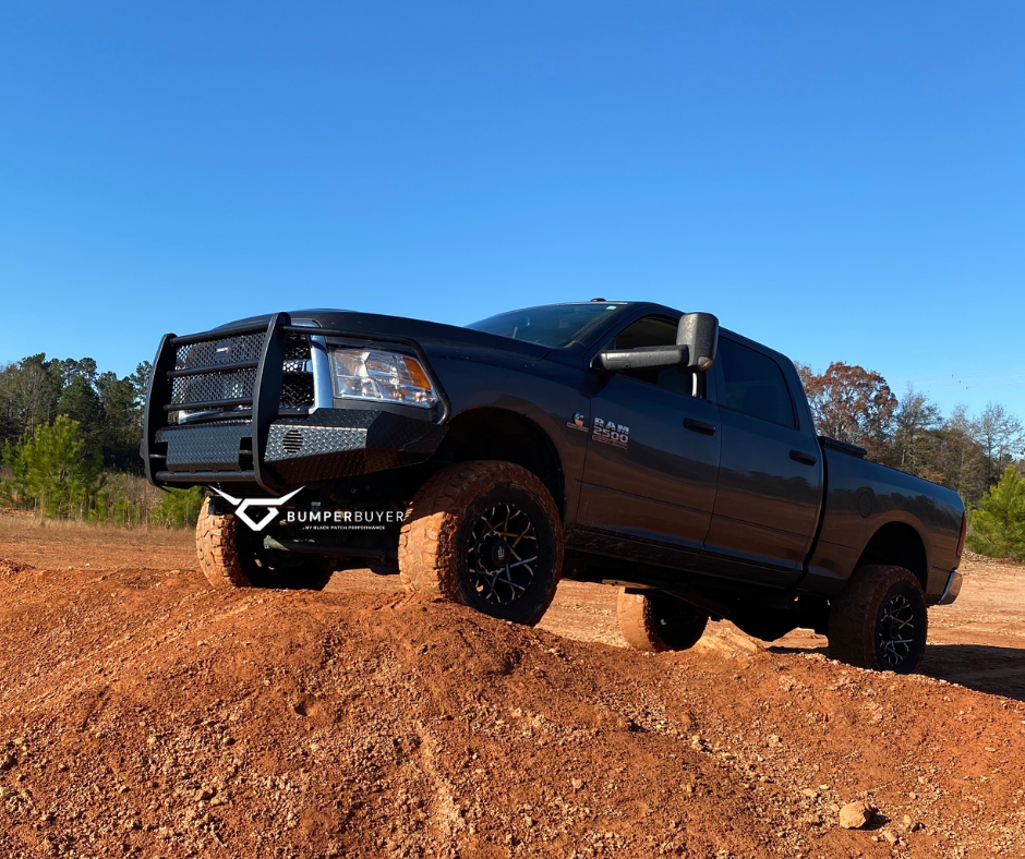 Ranch Style Full Front Replacement Bumper - Black Patch Performance