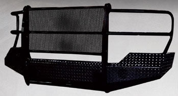 99-04 Ford F250/F350 Trail FX Front Diamond Plate Bumper - Black Patch Performance
