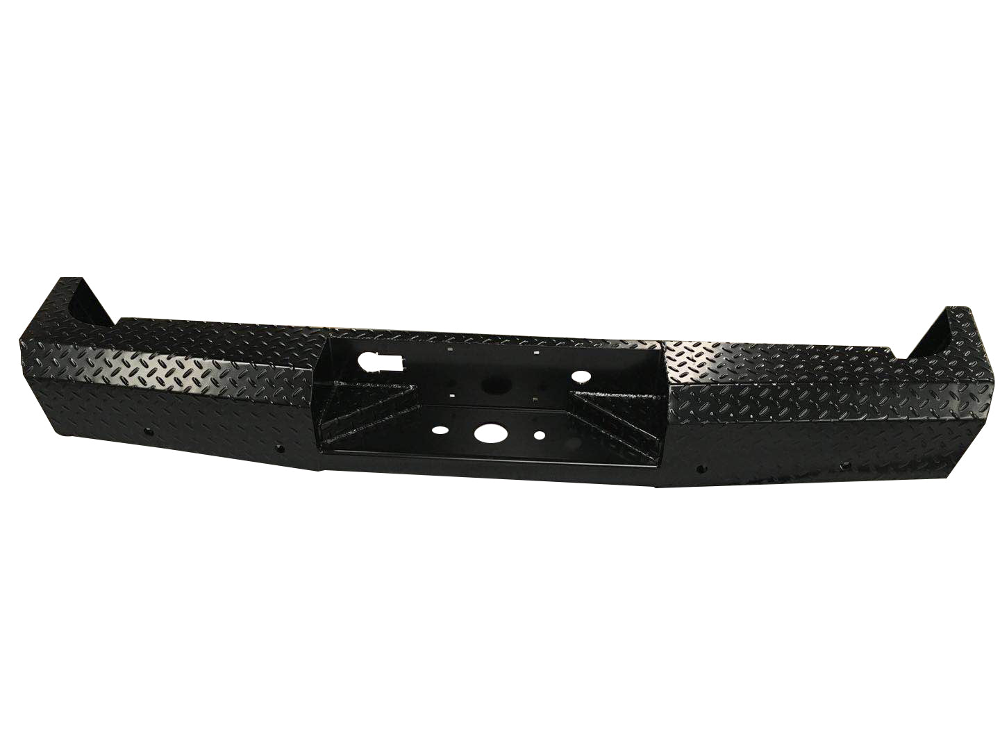 10-18 Ram 2500/3500 Trail FX Rear Diamond Plate Bumper - Black Patch Performance