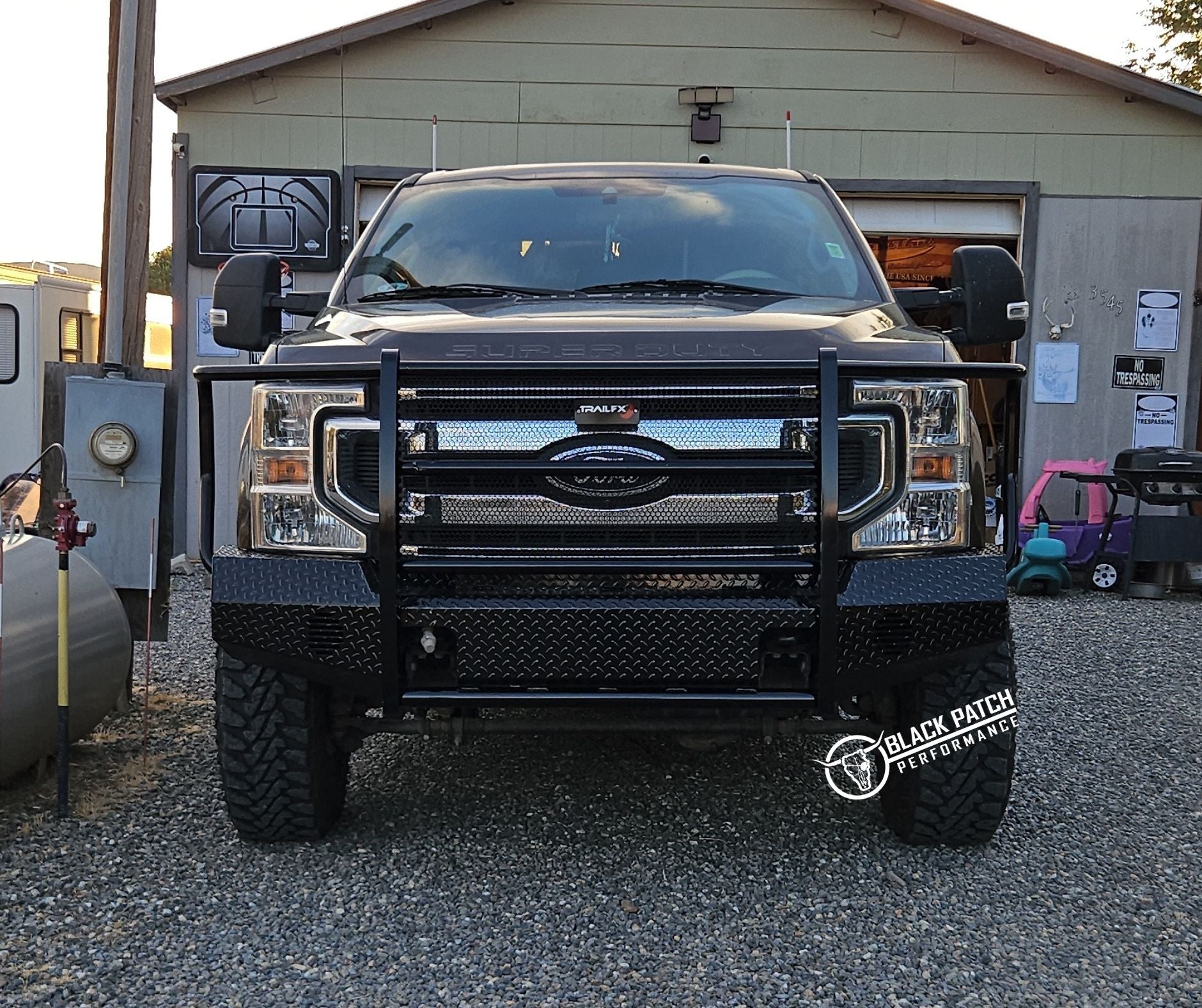 17-22 Ford F250/F350 Trail FX Front Diamond Plate Bumper - Made in the USA