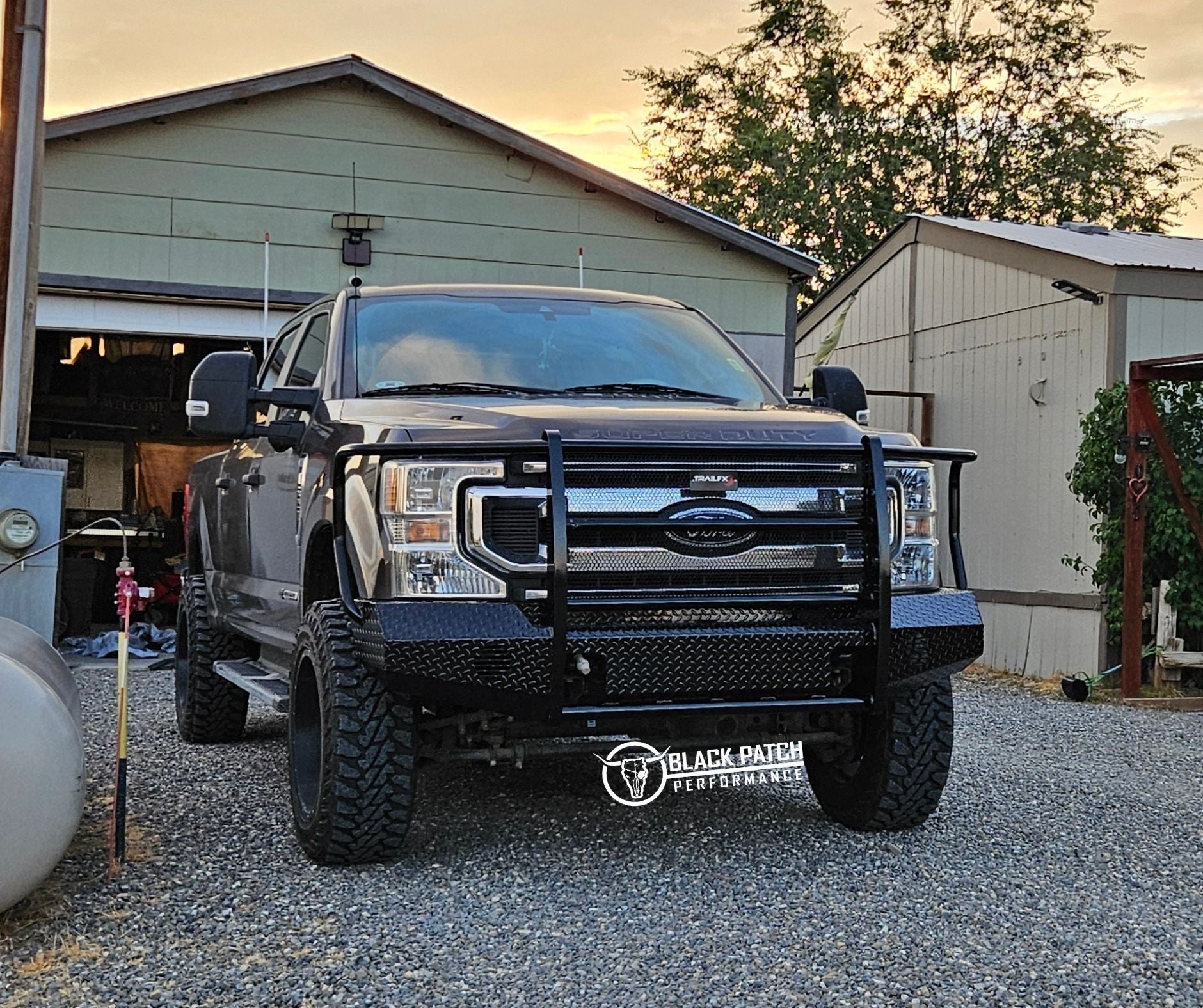 17-22 Ford F250/F350 Trail FX Front Diamond Plate Bumper - Made in the USA