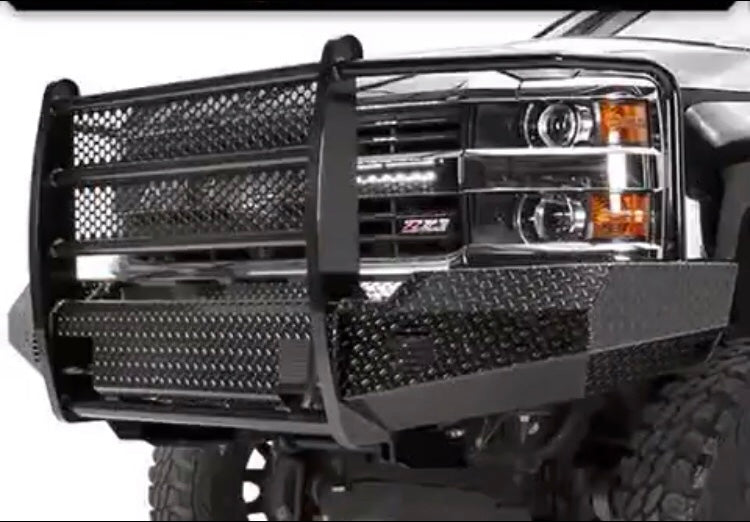 15-19 Chevrolet 2500/3500 Trail FX Front Diamond Plate Bumper
